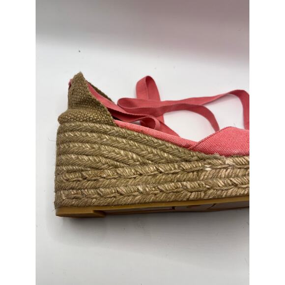 Castañer Carina Wedge Espadrille In Pink - Picture 8 of 16